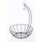 Basicwise Wire Metal Fruit Basket Holder with Banana Hanger QI003494 - alternate 2